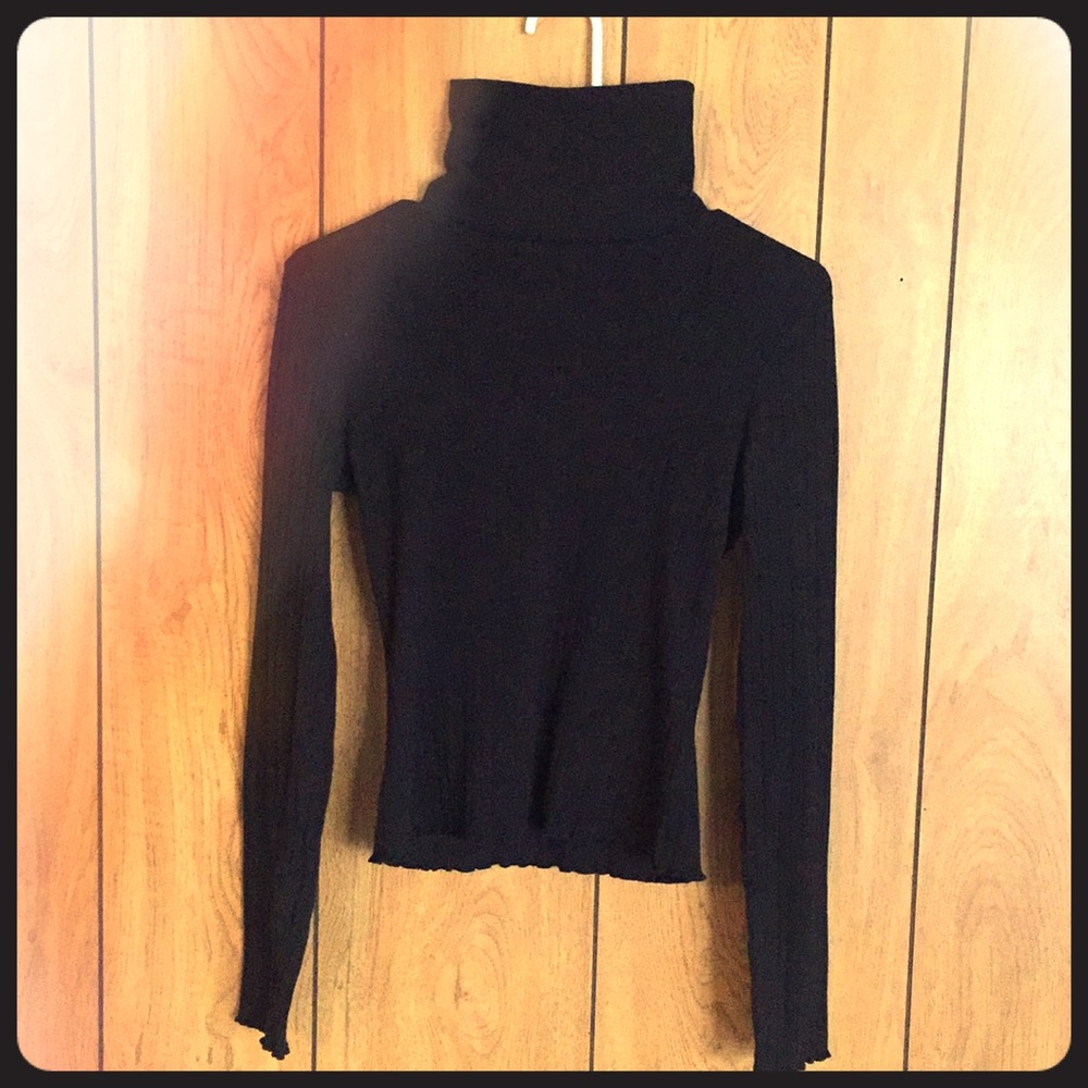 Black turtle neck